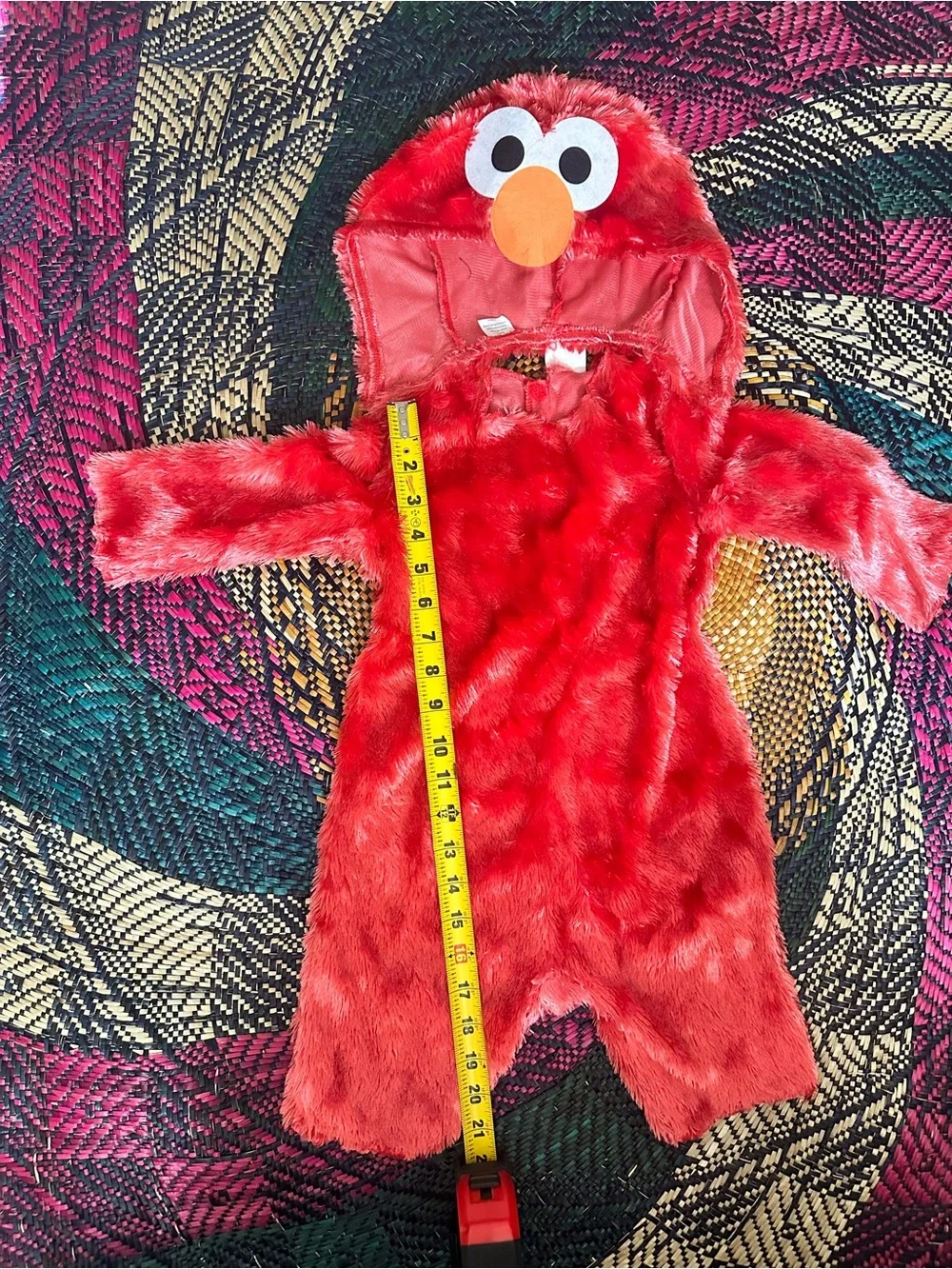 Red Elmo Plush Kids Costume